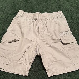 Nike Gray Cargo Shorts with Adjustable Waistband